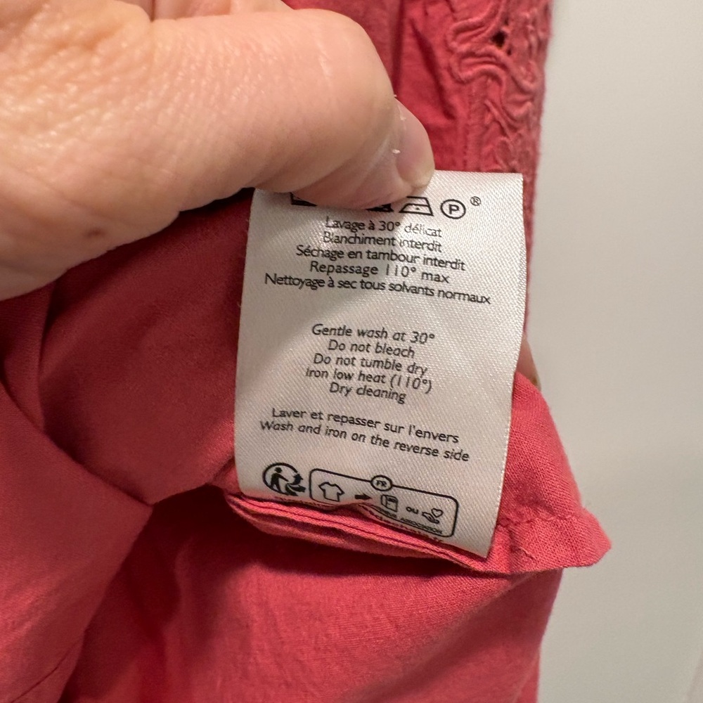 Sezane Zoelie Shirt Rosewood - Size 6 - Picture 6 of 10